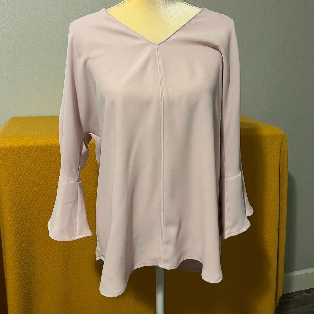 Pink long sleeve blouse